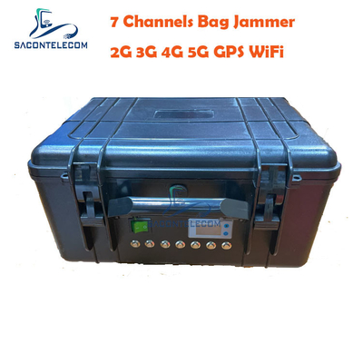 VHF UHF 7 ช่อง เครื่องยับยั้งสัญญาณไร้สาย DC24V 2G 3G 4G 5G ISO9001