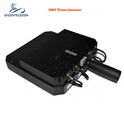 1ระยะทาง.2KM แบตเตอรี่ที่ติดตั้ง UAV เครื่องยับสัญญาณ Drone มือถือ