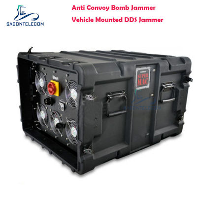 DDS Vehicle Convoy Bomb Jammer ด้วยพลังงานออก 1000W 20-3GHz ระยะยาวเต็มและระยะยาว 1 กิโลเมตร