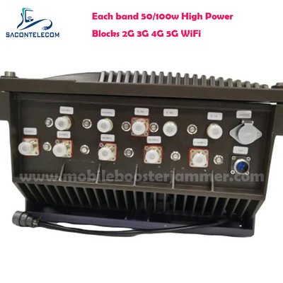 เครื่องยับยับโทรศัพท์มือถือในคุก 250w VSWR 10 ช่อง