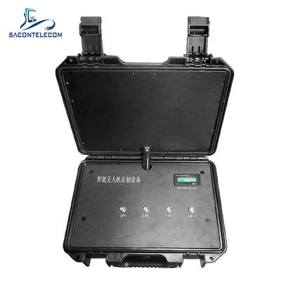 กระเป๋าเดินทาง Drone Signal Jammer ระยะทาง 1.5 กิโลเมตร
