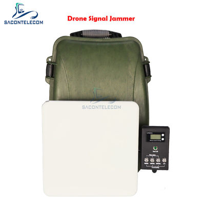 Backpack Drone Signal Scrambler การครอบคลุมความถี่ที่กว้าง VSWR Max 200w ระยะทาง 1500m
