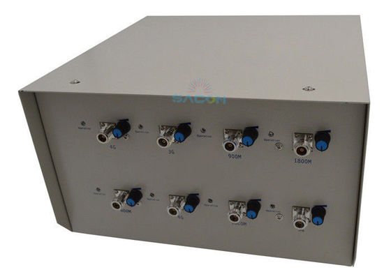 เครื่องรบกวนสัญญาณติดตั้งบนยานพาหนะ กำลังขับ 120W 8 เสาอากาศ และระยะการรบกวนที่ปรับได้สำหรับพื้นที่ปลอดภัย