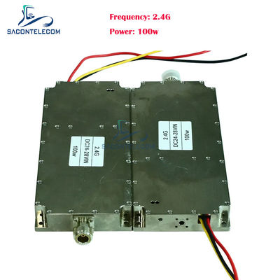 100-200MHz 100W ความถี่ที่ปรับเปลี่ยนได้ FPV Drone Jammer Module Anti Drone Jammer PA