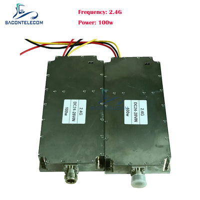 400-500mhz โมดูลแอนติโดรนจอมเมอร์ โมดูลพลังงานสูง 100w สําหรับระบบแอนติโดรน