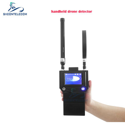 เครื่องตรวจจับสัญญาณ Drone มือถือ UAV แบบพกพา มีระยะทางตรวจจับ 1.5 กม. ถึง 2 กม. และช่วงความถี่ 400-6000 MHz