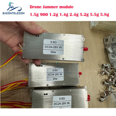 30W 1.4G Anti Drone Jammer Module RF Jammer Module ด้วยความถี่ที่สามารถปรับเปลี่ยนได้สําหรับการยับยั้ง UAV