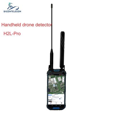 เครื่องตรวจจับ Drone มือถือที่มีช่วงความถี่ 100-6000MHz และระยะทางตรวจจับ 3 กิโลเมตรสําหรับตรวจจับ FPV