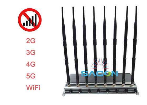 เครื่องรบกวนสัญญาณ 5G กำลังขับ 40W รัศมีการรบกวน 80 เมตร พร้อมพัดลมระบายความร้อน 3 ตัว