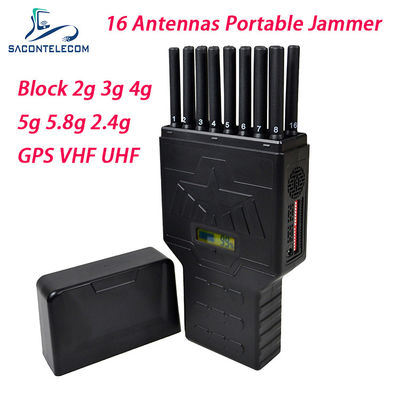 DC 12v 12w 20m 16 แอนเทนนา 5G สัญญาณจอมบล็อกเกอร์ สัญญาณโทรศัพท์มือถือ จอมบล็อกเกอร์