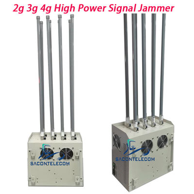 VSWR ระบบ 8 ช่อง 240w 100m โทรศัพท์มือถือคุก Jammer